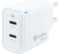 Chargeur mural CoolBox COO-CUP-35CC Blanc 35 W