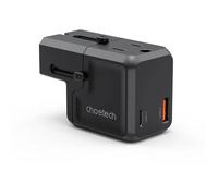 Chargeur Mural De Voyage Chotech Pd20w C A (Us/Eu/Uk/Au)