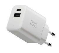 Chargeur Mural Double Port USB-C / USB-A GaN Power Delivery 45W Blanc