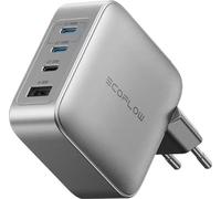 Chargeur mural EcoFlow RAPID Pro 140 W, 3x USB-C, 1x USB-A, GaN, gris