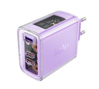 Wall Charger Acefast A45, 2x Usb-C, 1xusb-A, 65w Pd (Violet)
