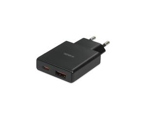 Chargeur mural - IBOX - C-43 Slim - 30 W PD - USB-C + USB-A - GaN ultra-fin