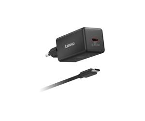 Chargeur mural Lenovo 65 W GaN USB-C UE Noir pour ThinkPad T16 Gen 4 21QN
