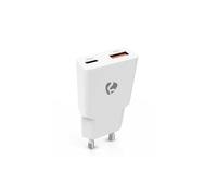 Chargeur mural NEDIS WCHA30WT 30 W GaN PD3.0 USB-C + USB-A Compact Blanc