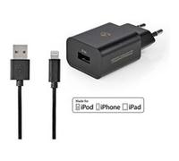 Chargeur mural Nedis WCHAL242ABK Noir G