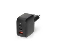 Chargeur mural - NEDIS - WGCHA70WBK - 70W - 3 ports - Technologie GaN