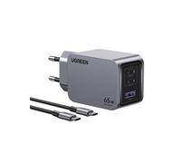 Chargeur Mural Nexode Pro 65W 2xUSB-C 1xUSB-A avec Câble USB-C 1.5M Gris