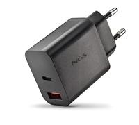 Chargeur mural - NGS - ERA 30W - USB-C + USB-A - Charge rapide - GaN noir