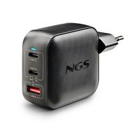 Chargeur mural - NGS - NGS BUD 100W TINY - 100W GaN - 3 ports (2x USB-C + 1x USB-A) - PD & PPS