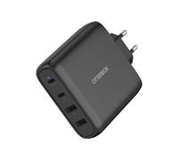OtterBox Chargeur mural Standard 100W Charge rapide PD GaN 4 ports (2 x USB-C, 2 x USB-A) Noir