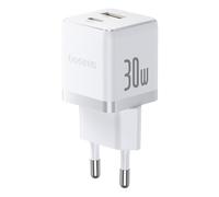 Chargeur mural Palm 30 W avec ports USB-C et USB-A - Blanc