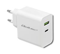 Qoltec 51718 Adaptateur De Puissance & Onduleur Intérieure 42 W Blanc