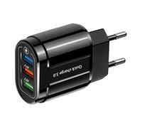 Chargeur Mural Rapide - Cube De Charge Rapide 3 Ports pour Smartphone,Adaptateur De Recharge Solution Polyvalente Portable pour Maison, Étude, Bureau, Vacances, Voyages
