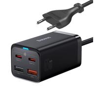 Baseus Chargeur rapide GaN3 Pro 65W 4 ports avec câble câbl e Type-C 1 m Compatible iPhone et Samsung