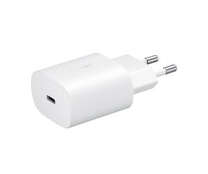 Chargeur mural rapide Samsung USB-C 25 W - Blanc