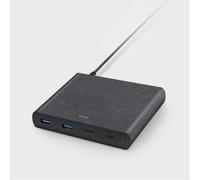 Chargeur mural UNIQ Quick Charge 3.0 90 W, 2 ports USB + 2 ports USB-C, noir