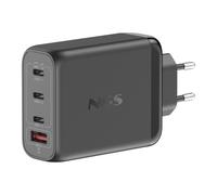 Chargeur secteur NGS Bud 3x USB-C + 1x USB-A 140W (Noir)