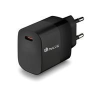 Chargeur Mural Universel NGS Bud 20W 20W Ultrarapide - 1x USB-C PD & PPS - Couleur Noir