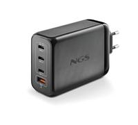 Chargeur mural universel NGS Bud 240W 240W Ultra-rapide - GaN - 3x USB-C PD & PPS, 1x USB-A QC 3.0 -