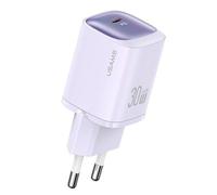Chargeur mural USAMS GaN 30 W, charge rapide, USB-C, violet