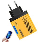 Chargeur mural USB 240 W avec lumière | 3PD + double adaptateur de charge rapide USB | Cube multiprises pour téléphones portables, ordinateurs portables et tablettes - Bloc de charge intelligent pour