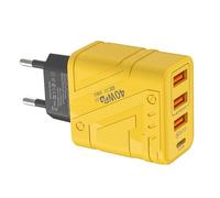 Chargeur mural USB à charge rapide - Cube de chargement USB de voyage, bloc de charge rapide à 4 ports, chargeur USB 40 W, prise murale compacte pour smartphones, tablettes, chargeur mural USB portabl