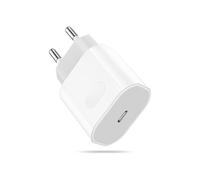 Chargeur mural USB-C 20 W à charge rapide pour iPhone 16, 15, 14, 13, 12, 11 Pro Max, Plus, Mini, SE, X, XS et XR