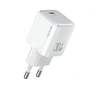 Chargeur mural USB-C 30 W USAMS Power Delivery blanc