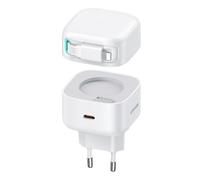 Chargeur mural USB-C 35 W USAMS GaN Power Delivery blanc