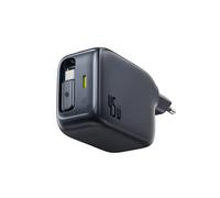 Chargeur mural USB-C EnerCore CJ11 45 W avec câble USB-C rétractable - Noir