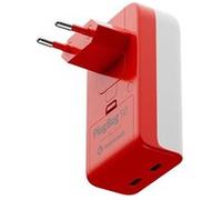 Twelve South PlugBug Bloc de Charge USB-C 50W, Hub de Charge Rapide à 2 Ports pour iPhone, iPad, MacBook et Autres, avec Apple Find My Integration et Chargeur Rapide USB Type C