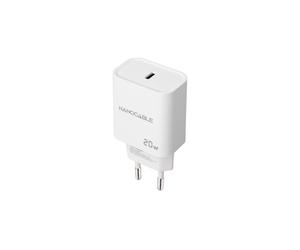 Chargeur Mural USB-C/PD Nanocable 20W - Blanc