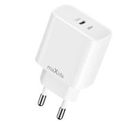 Chargeur Mural USB C Power Delivery 20W Charge Ultra Rapide Maxlife Blanc