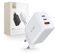 Chargeur mural USB-C/USB-A C65W PD 65W QC - Blanc