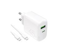 Chargeur mural USB-C/USB-A - - Puro Daily Prolite 45W - 45W PD - USB-C + USB-A - Câble USB-C 1,2 m