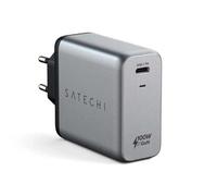 Satechi Chargeur USB‑C 100W GaN – 1 port USB‑C, Rapide, intelligent et sûr – Gris