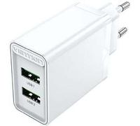 Chargeur mural Vention FBAW0-EU/ 2xUSB/ 18W/ Blanc