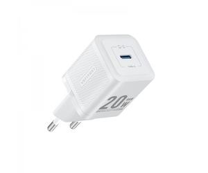 Chargeur Mural Vention GaN USB-C 20W - Chargement Rapide UE - Couleur Blanc