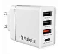 Chargeur mural - VERBATIM - CHR-30EU2 - Multicolore - CA 100-240/ DC 12