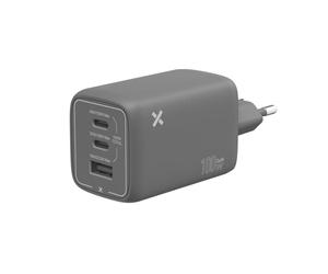 Chargeur mural Wefix Pro 100W GaN Noir 2x USB-C + 1x USB-A CV prise deux broches européenne
