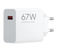 Chargeur mural Xiaomi HyperCharge 67 W QC3.0 - USB-A - Charge rapide - Blanc