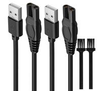 Chargeur One Blade Philipp, 2 USB Cable Chargeur pour Tondeuse Rasoir Philip OneBlade QP2734, QP2724,QP2824, QP2834, QP4631, S3243, MG5910 360 Series 2400 QP1424 X3001 MG5910 MG7910 MG7930 MG9510