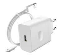 Chargeur USB SuperVOOC 33W avec Câble USB vers USB-C Blanc
