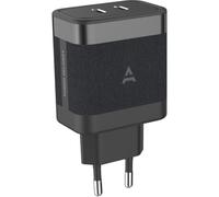 Chargeur ADEQWAT 65W charge rapide 2 USB-C - Noir