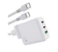 Chargeur Ordinateur USB C 67W pour Google Pixel 10/9/9a/9 Pro XL Fold, 8/Pro/8a/7/7a/6/6a, iPhone 17 Air/16/15, MacBook, Samsung S25 S24 Ultra, DJI Avata, Neo, Mini 4K/4 Pro Adaptateur Type C