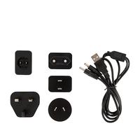Chargeur original avec câble micro usb 2 ports Whis Noir TU