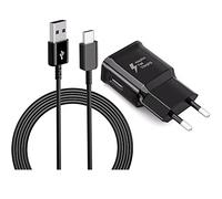 Chargeur Original de Type C Chargeur Rapide avec Câble de Charge USB Câble pour Samsung Galaxy S8, S8 Plus, S9, S9+, S10, S10+, S10e, A50, A51, A40, A30, A20, A20e, Z Flip3, Z Fold2