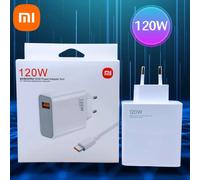 Chargeur Original Xiaomi Turbo Fast Charge 120W EU Hypercharge Gan, adaptateur pour Redmi Note 11 12 13 Pro Plus 5G Mi 14 13 13T, câble EU Charger And Cable