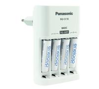 Chargeur Panasonic + 4 piles rechargeables Eneloop AAA