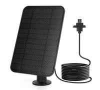 Chargeur Panneau Solaire étanche 4W 5V avec Batterie 2000mAh, Support réglable 360°, câble 4m pour Blink Outdoor 4 (4e génération)